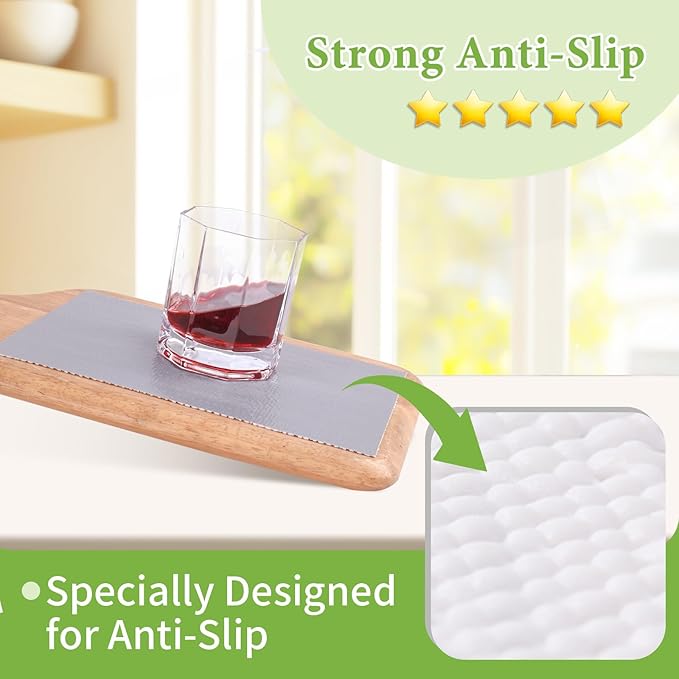 Shelf Liners for Kitchen Cabinets 17in x 20FT Non Adhesive Drawer Liner Grey Thickened Shelf Liner Paper Strong Non-Slip Easy to Clean for Tool Box Refrigerator with Knife and Tape Measure - Image 5