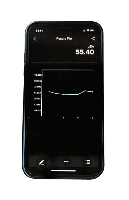 Sper Scientific Decibel Meter 850019 w/Bluetooth, Sound Level Meter 35 to 130 dB, SPL A/C Weighted, Dual Range Max/Min & Data Hold, Compact Audio Noise Measuring Device, Large Backlit Display - 4 pc - Image 3