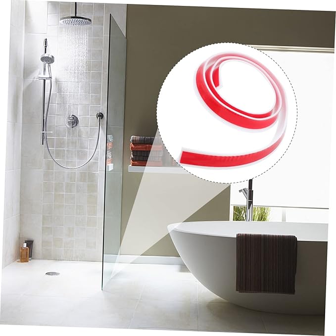 1pc Self-adhesive Water Retaining Strip Countertop Baffle for Bathroom Shower and Kitchen Use Easy Installation - Image 9