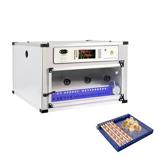 68 Eggs Incubator ，Automatic Incubator for Hatching Eggs, with Automatic Egg Turning and Temperature Humidity Control, Poultry Hatching Incubator for Chicken Duck Goose Quail Bird by YAKUST