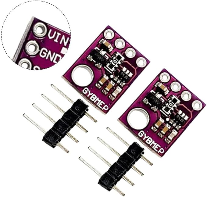 Minhe Sensor IC Module GY-BME280-5V / GY-BMP280-5V for environmental detection, measures temperature, humidity, barometric pressure, I2C or for SPI communication, sleep mode 0.1μA, 14x11mm (GY-BME280 - Image 3