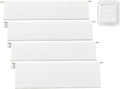Dryer Exhaust Vent Cover Panel Replacements - Premium Plastic Polymer for 4 inch Outdoor Dryer Vent Cover (4 Pack)] by Axfvd