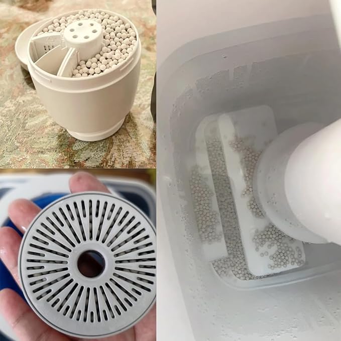 200 Gram Humidifier Cleaner Refill Replacement Nano Silver Ceramic Cleaning Ball for Humidifiers Demineralization Cartridge Containers Filters Fish Tank Purifies Water Eliminates Dust Odor - Image 7