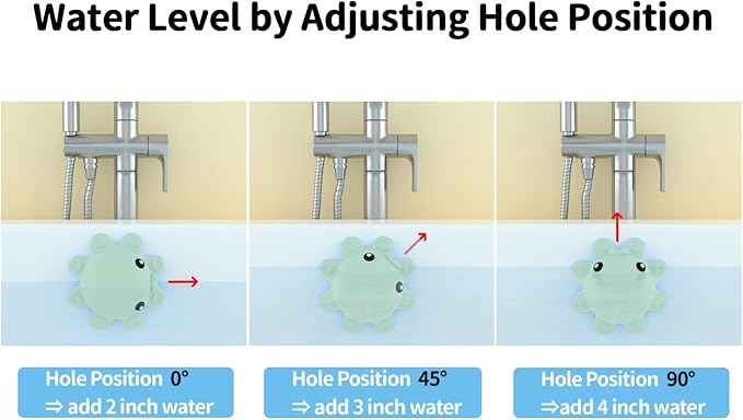 Bathtub Overflow Drain Cover Tub - Silicone Bathroom Overflow Drain Cover, Bath Tub Overflow Cover, Bathroom Spa Accessories, Adds Inches of Water for Deeper&Warmer Bath，Aqua Green - Image 5