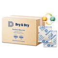 Dry & Dry 50 Gram [400 Packs] Orange Indicating(Orange to Dark Green) Mixed Silica Gel Packets - Food Safe Rechargeable Silica Packets Desiccants Silica Gel Packs Silica Gel Packets by DryDry
