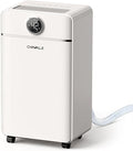 CHIVALZ 1500 Sq.Ft Dehumidifier for Basement with Drain Hose Max 25 Pints, Dehumidifiers for Home, Bedroom, Bathroom, Quiet, Intelligent Humidity Control, 3 Modes, 24H Timer, Lvory 1Pack by CHIVALZ