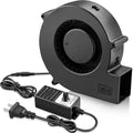 GDSTIME 140mm x 40mm Variable Speed Blower Fan, 110V 120V 220V AC Powered 5.5 inch Squirrel Cage Radial Centrifugal Fan with 5 to 12v DC Speed Control Dual Ball Bearing High Speed by GDSTIME