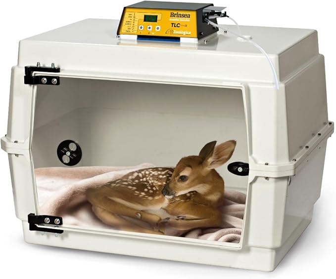 Brinsea TLC-50 Zoologica II Large Bird Brooder & Pet Recovery Incubator with Humidity Control for Sick Animals, Ideal for Large Birds, Newborn Puppies, Kittens, and Small Animals by BrinseaProductsInc