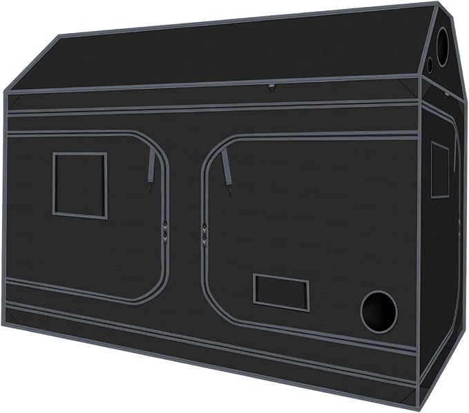 Grow Tent Plant Tent 98"x48"x72" Roof Cube Grow Tent for Hydroponics Indoor Plant Growing by Zazzy