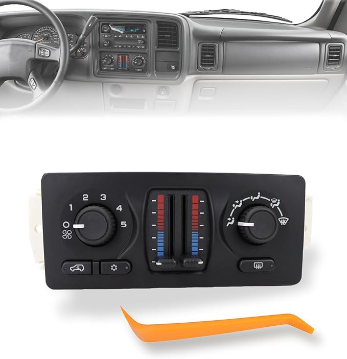 Flecto Climate Control Module Compatible with 2003 2007 GM Vehicles Replacement AC Control Panel Replaces OEM Part 599-210XD Easy Installation and Durable Build by Flecto