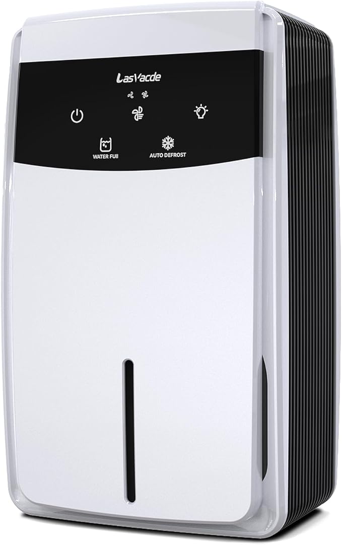 Dehumidifier for Bathroom with Drain Hose, 95 OZ Dehumidifiers for Home Bedroom Basement & RV，Auto Shut-off by Unknown