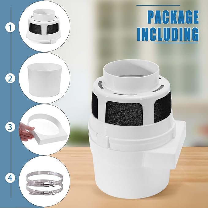 【UPGRADED】NOORNY 3 in1 Indoor Dryer Vent Kit Lint Catcher Bucket Box for Electric Clothes Dryer - No Hose Included - Image 4