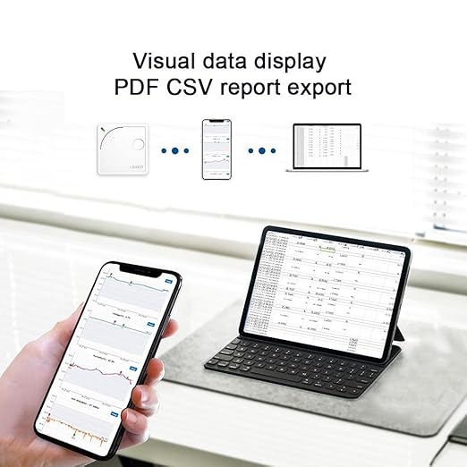 UbiBot WS1 WiFi Temperature & Humidity Sensor with Ambient Light Monitoring – Industrial-Grade Data Logger, 2.4GHz Wireless, 24/7 Alerts, External Probe Support, Free iOS/Android App, IFTTT Compatible - Image 3