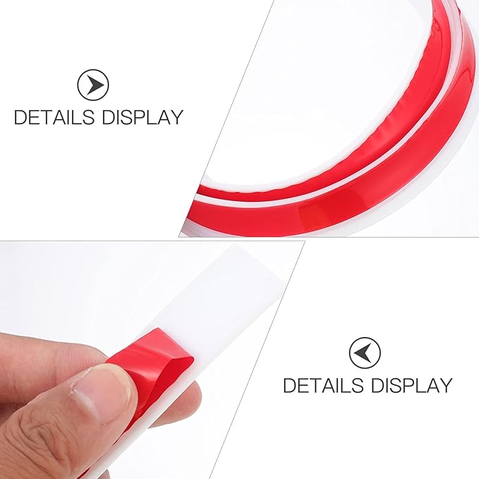 DOITOOL 1pc Self-Adhesive Water Retaining Strip for Bathroom Countertops Baffle for Showers Toilets and Kitchen Use Water Blocking - Image 4