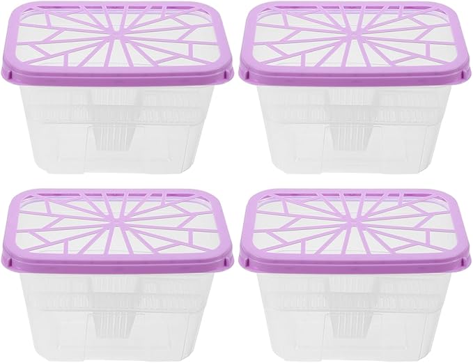BESTYASH Moisture Absorber Box Empty Reusable Humidity Holder for Wardrobes Cabinets Shoe Storage Large Capacity Compact Indoor Dehumidification Container by BESTYASH