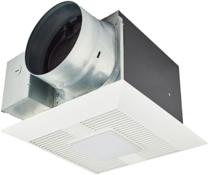 Panasonic WhisperGreen Select Ceiling Mount Exhaust Fan with LED Light, Customizable, 50-80-110 CFM, FV-0511VKL3 by Panasonic