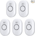 Water Leak Detector Sensor Alarm: Water Flooding Monitor for Home Adjustable Wet Moisture Alert Smart Sink Overflow Monitoring Pipe Leakage Drip Detection Warning for Basement Floor (5*Sensor) by METAK