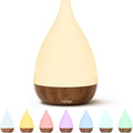 Ultrasonic Essential Oil Diffuser, Home Fragrance Aroma Diffuser with Auto Shut-Off, 8-Color Night Light & Ultra-Quiet Operation, BPA-Free Portable Aromatherapy Humidifier for Home (Dark) by SoulOrigin