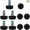 uxcell M6 x 10 x 16mm Leveling Feet Adjustable Leveler Floor Protector for House Furniture Cabinet Table Chair Leg 10 Pack by uxcell