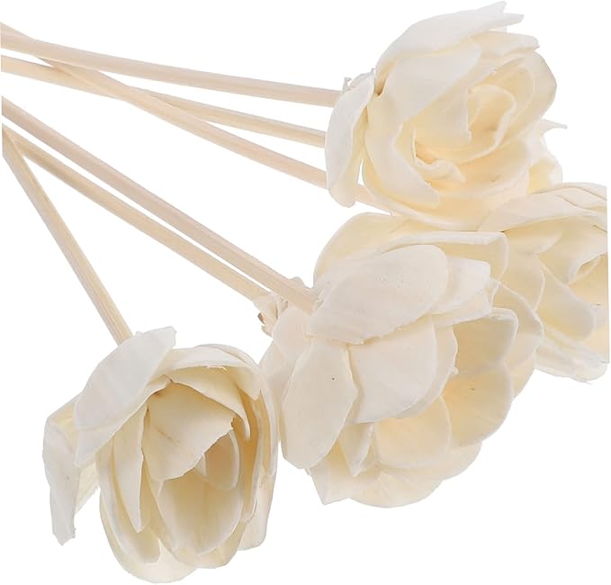 OUNONA 6pcs Fragrance Flower Diffusers Fireless Aroma Flower Sticks for Home Office and Spa Scent Release for DIY Aromatherapy Experience - Image 7