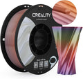 Creality Rainbow Silk PLA 3D Printer Filament 1.75mm, Gradient Multicolor, High Smoothness & Toughness, +/-0.02mm, 3D Printing Filament 1KG/2.2lb (Rainbow) by Creality
