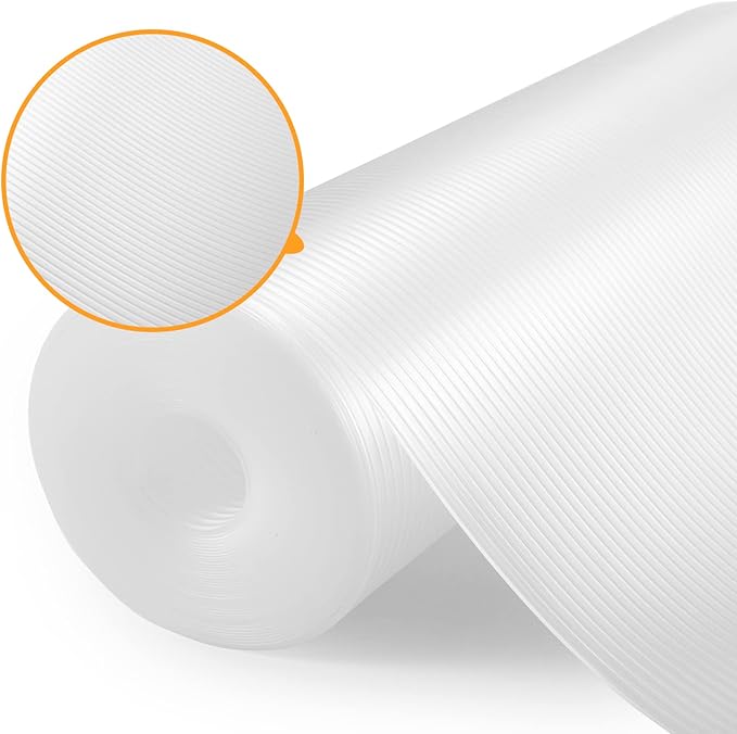 Glotoch 2 Rolls 12" X20 FT Non Adhesive Clear Shelf Liners for Kitchen Cabinets, Waterproof Drawer Liners for Kitchen, Non Slip Cabinet Liners for Shelves/Dresser/Refrigerator/Bathroom - Image 8