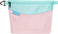 pack all Water-resistant Material Zipper Pouch, Mesh Zipper Bag for Storage, Travel, Office (Medium, Pink) by packall