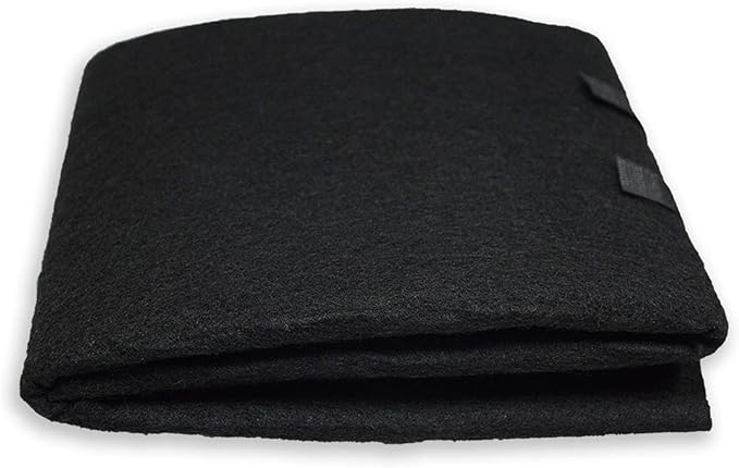 PUREBURG Carbon Filter,Cut-to-Fit Carbon Pad 16 x 48 inches for Air Filter Charcoal Sheet fits Range Hoods Furnace Filters removes Odor VOC Parts Accessories Replacement,1-Pack by PUREBURG-PureYourBreath