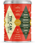 Retro Tin Can, Studio MPLS Designs, Collectable, Peel & Stick Valved End with Metal Lid, 8-12oz (4.0625 x 5.5 in) (Treasure Saver Design) by Roastar