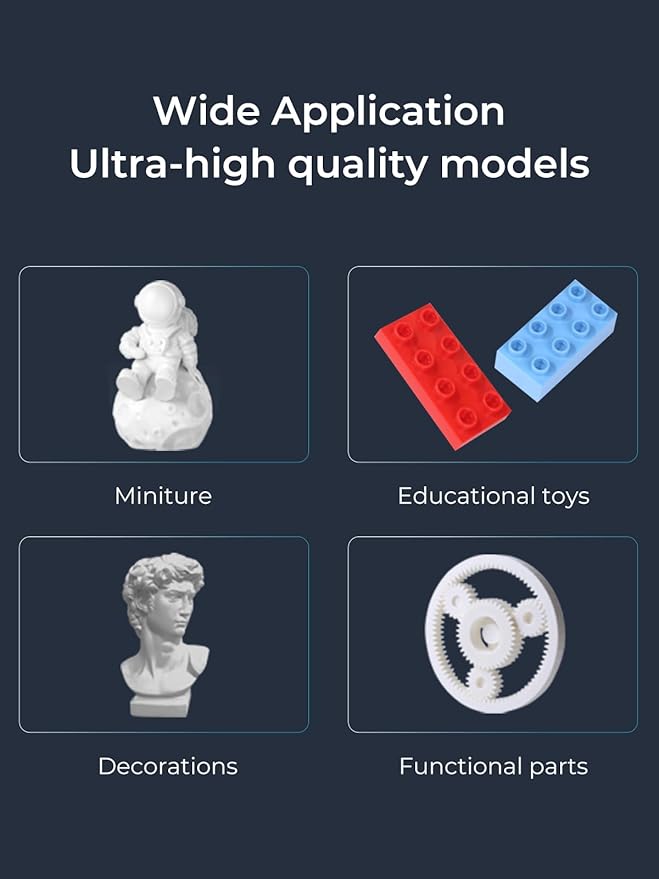 Creality PLA Filament 1.75mm, 3D Printer Filament, 1.0kg (2.2lbs) Spool, No Warp Enhanced Toughness, Dimensional Accuracy ±0.03mm Printing Filament, Suitable for 3D Printers (Blue) - Image 7