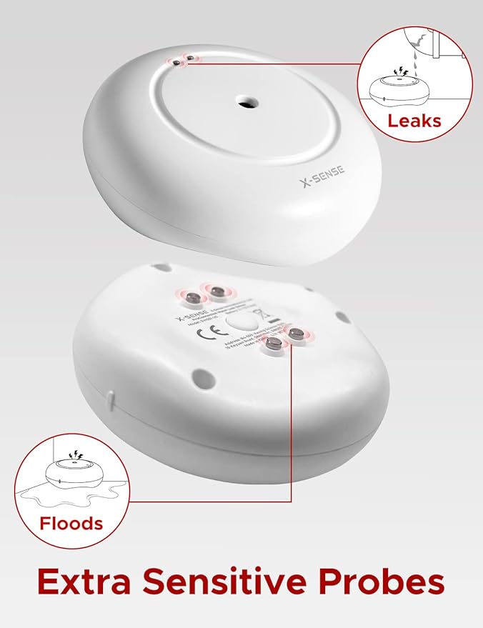 X-Sense Water Leak Detector for Basements, Sinks, Tanks, Pools, Model WS01 - Image 2