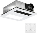 Quiet Bathroom Exhaust Fan with Light and Heater | 4-in-1 Bathroom Ventilation System | 1800W Heating Power, 190 CFM, Ultra-Low 30dB Operation | Energy Efficient, Easy Installation for Bathrooms by BreatheDeeperLiveCleaner