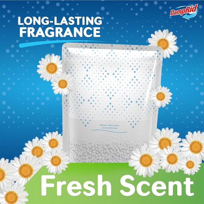 DampRid Fresh Scent Single-Use Pouch Moisture Absorber, 6-Pack - Image 7