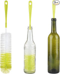 ALINK 3-Pack Long Narrow Neck Bottle Cleaning Brush for Beer, Wine, Flask, Thermos, Sport Well, Brewing Bottle and Hummingbird Feeder and Long Narrow Neck Sport Bottles by ALINK