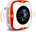 Plug-in Carbon Monoxide Detector with Real-time CO Display and Temperature and Humidity Monitor, Suitable for Home, RV, Apartment, Indoor air Safety Plug-in CO Compact Alarm by Vzmcov
