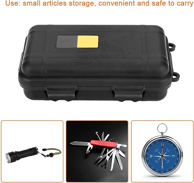 Alomejor dry box,dustproof pressure proof survival container,waterproof storage sealed for camping hiking fishing emergency preparedness - Image 5