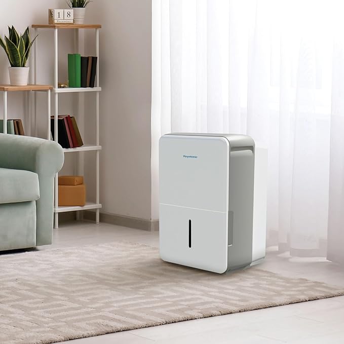 Keystone Energy Star 35-Pint Portable Dehumidifier for Extra Large Rooms Up to 3,000 Sq.Ft. with Auto-Shutoff & Timer, Quiet Home Dehumidifier and Moisture Absorber For Basement, Garage, Living Room - Image 10