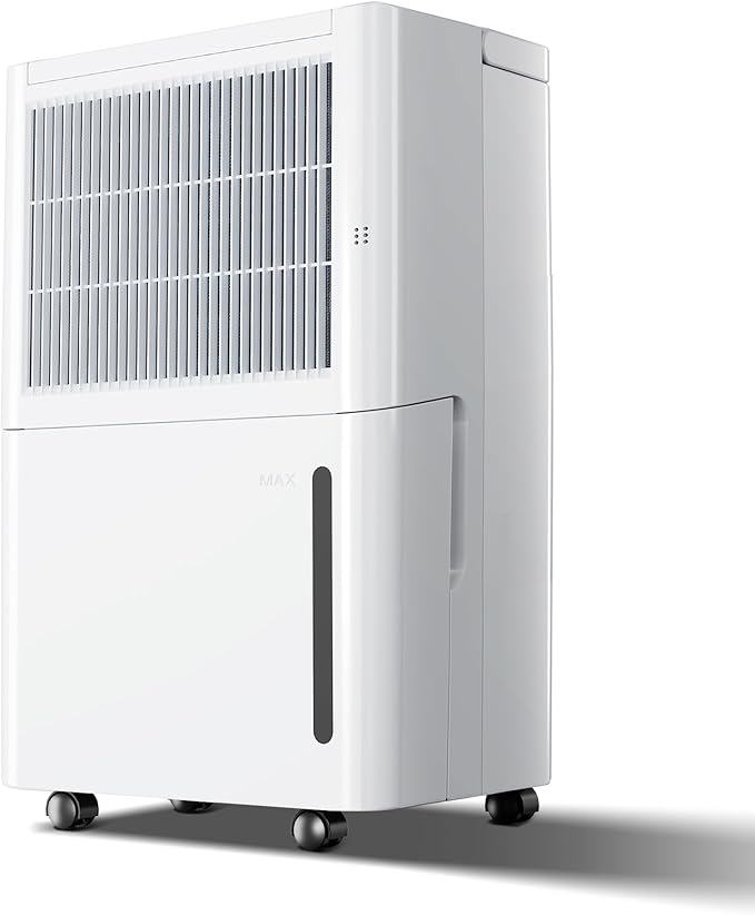 2,500 Sq.Ft Dehumidifier for Basement with Drain Hose, 30 Pint Dehumidifiers for Home with 3 Modes, Smart Humidity Control & Display, 24HR Timer, Auto Defrost for Large Room, Bathroom,Bedroom by WATTSMART