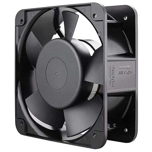GDSTIME AXIAL Fan 15050, 110V 120V AC 150mm x 150mm x 50mm Fan, Ventilation Exhaust Projects Cooling Fan - Image 9