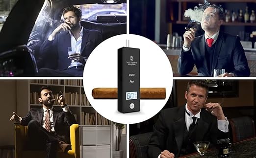 Digital Cigar Humidity Meter Portable Electric Moisture Guage Tester Reader Humidor Hygrometer Needle LCD Display Smoking Tobacco Accessories Gifts - Image 6