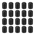 DMiotech 20 Pack 9/16" ID Black Screw Thread Protectors Rubber End Caps Bolt Covers for Screw Bolt Furniture Pipe by DMiotech