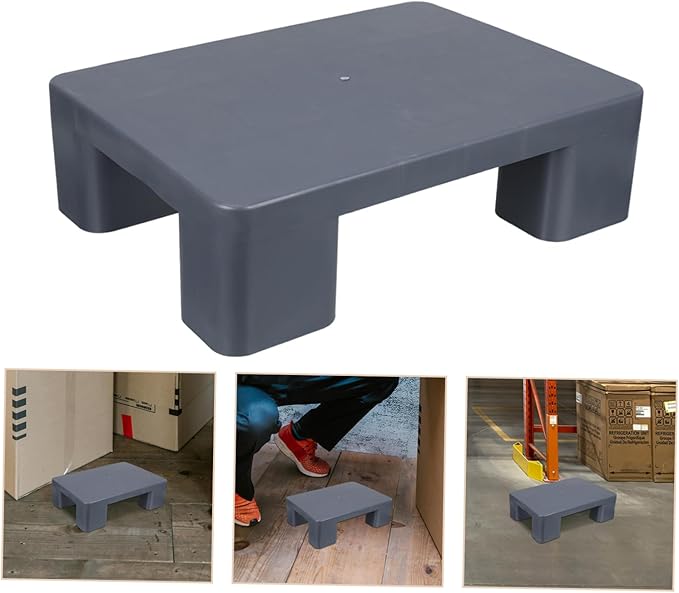 DOITOOL Plastic Pallets for Floor Storage Lightweight Moisture Barrier Pallet Pad Heavy-Duty Support for Supermarkets Warehouses and Basements Grey - Image 9