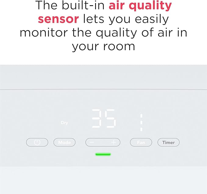 Frigidaire Gallery 2-in-1 35-Pint Dehumidifier with Wi-Fi, Energy Star Certification & Air Quality Monitoring for Small/Medium/Large Rooms & Basements, Custom Humidity Control, Auto Shut Off, White - Image 8