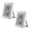 SONOFF AirGuard TH, Indoor Smart Zigbee Temperature and Humidity Sensor, 3.6'' LCD Display, App Monitoring with Charts, Notification Alerts, Data Export, Remote Data Display (2) by SONOFF