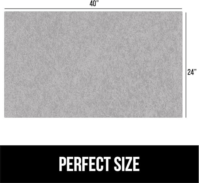 GORILLA GRIP LeakGuard Non-Adhesive Under Sink Mat for Kitchen Cabinet, 24x40, Waterproof Quick Dry Shelf Liner, Durable Absorbent Felt Mats for Bathroom Sinks, Cabinets, Dresser, Easy Trim Light Gray - Image 7