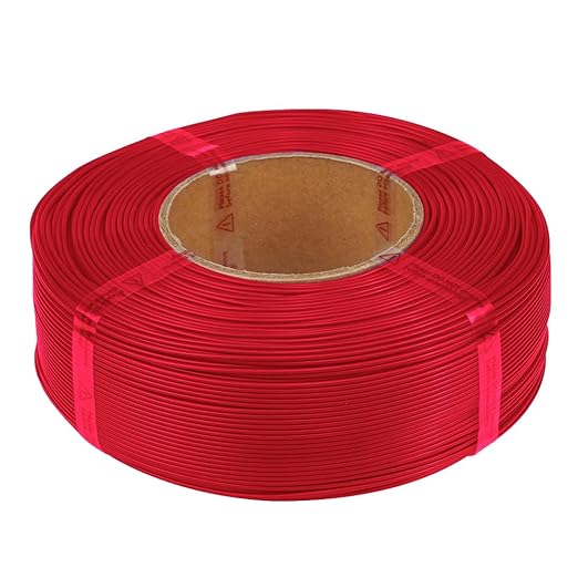Inland V2 PLA PRO (PLA+) 3D Printer Filament Refill, 1.75mm Spooless Filament, Dimensional Accuracy +/- 0.03mm, 1KG (2.2lbs) Raspberry Red Refill for Inland Reusable Spools, Bambu Lab Compatible - Image 3