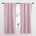 NICETOWN Bedroom Curtains, Room Darkening Draperies Window Curtain Panels, Thermal Insulated Room Darkening Curtains (Lavender Pink, 2 Panels, W34 x L63) by NICETOWN