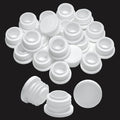 1" (25mm) Plastic Hole Plugs White -Round Chair Leg Caps, Flush Mount Pipe Plugs, Tubing End Caps for Metal & Wood Legs Tube, Outdoor Furniture Feet caps,for Pipe Wall thicknesses of 2-4 mm 24 PCS by EASYEAH