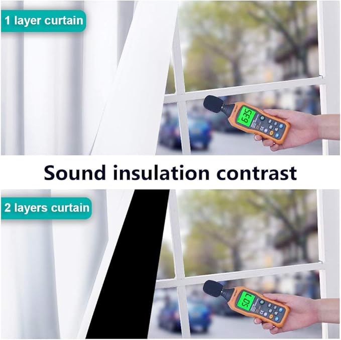 NICETOWN 100% Blackout Cold Blocking Window Curtain Panel, Full Light Blocking Drape with Black Liner for Nursery, 72-inch Drop Thermal Insulated Drapery (White, 1 Piece, 46-inch Wide Per Panel) - Image 3