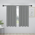 Easy-Going Rod Pocket Blackout Curtains for Bedroom, Room Darkening Window Curtains for Living Room, Thermal Insulated Noise Reduction Solid Window Drapes, 2 Panels(34x54 in, Light Gray) by Easy-Going
